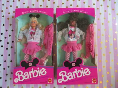 Disney Character Barbie Special Limited Edition Exclusives 1990 Mickey Ears