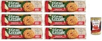 6X Mulino Bianco Gran Cereale Frutta, Frucht Kekse 250G+Italian Polpa 400G