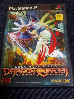 Capcom Breath of Fire V Dragon Quarter PS2 Japan Game Good Condition Japan mg
