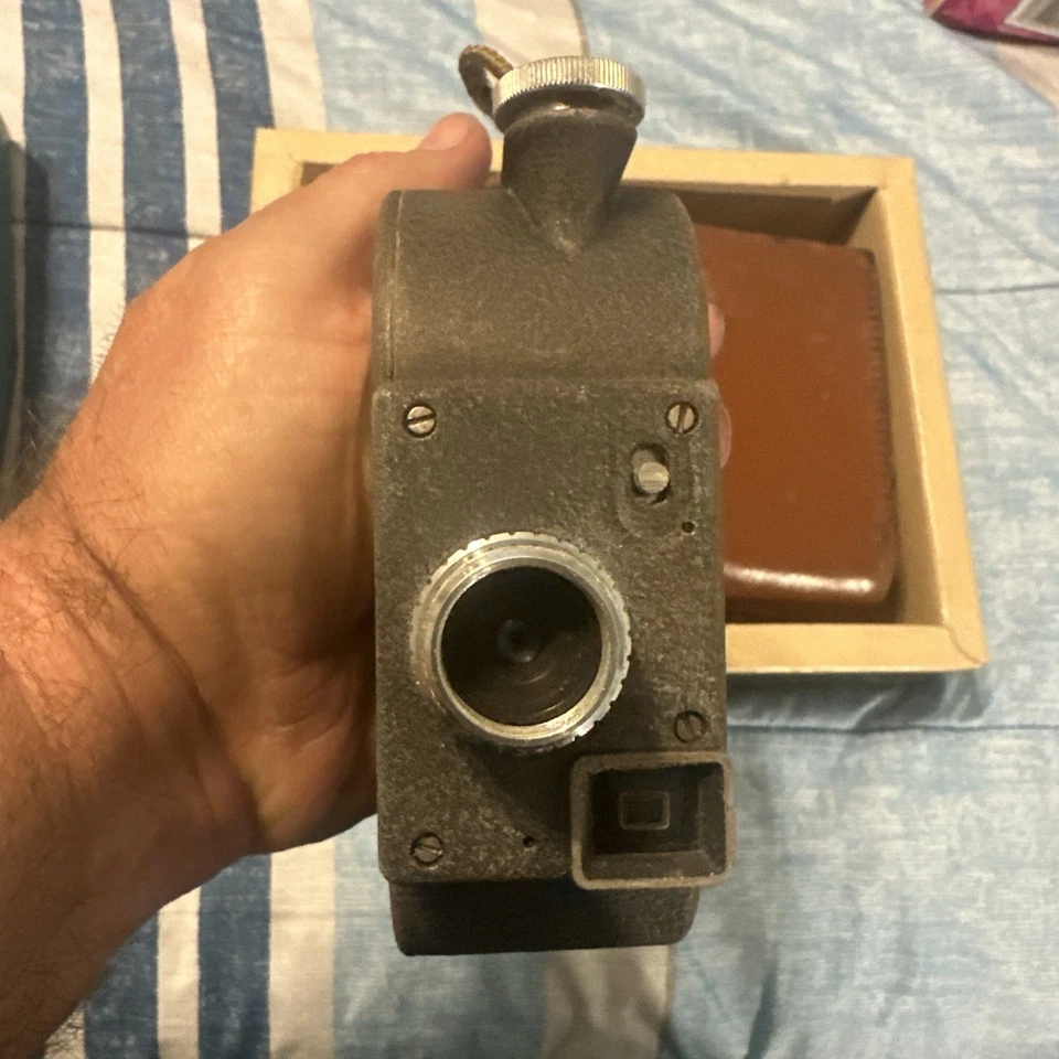 Lente de cámara de película colimada de precisión Bell & Howell de colección 2 1/2 x teleobjetivo con caja Foto 3 de 4