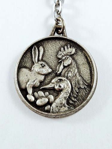 Ghjkldha Portachiavi a forma di pollo, portachiavi a forma di pollo, accessorio compatto e gioioso, con design unico a forma di pollo, perfetto per i bambini, A, Refer to