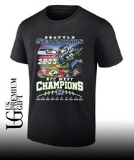 Seattle Seahawks 2025 NFC West Champions mascot Black Sweatshirt HN4987