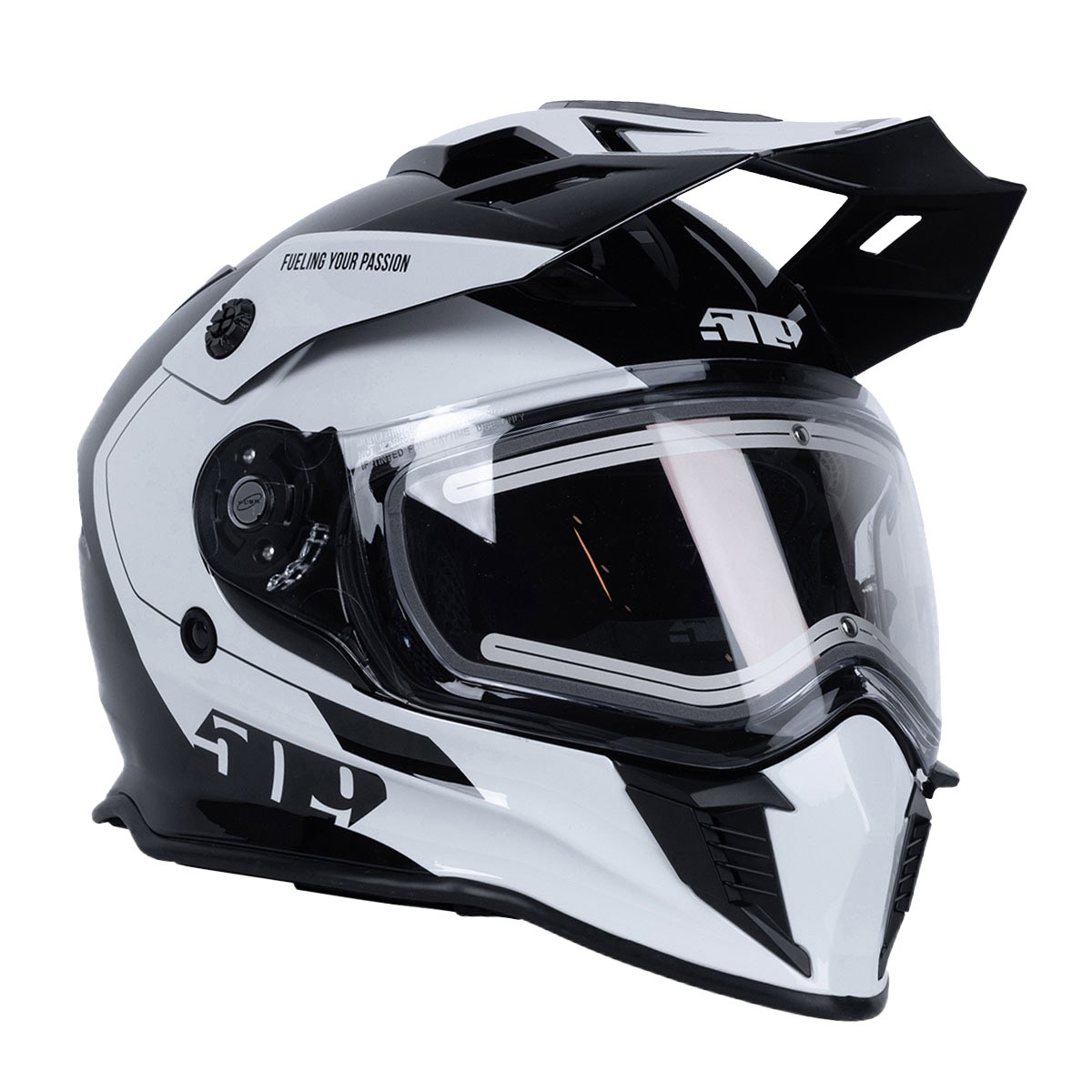 509 Delta R3L Ignite Snowmobile Helmet - Storm Chaser | Heated Helmet