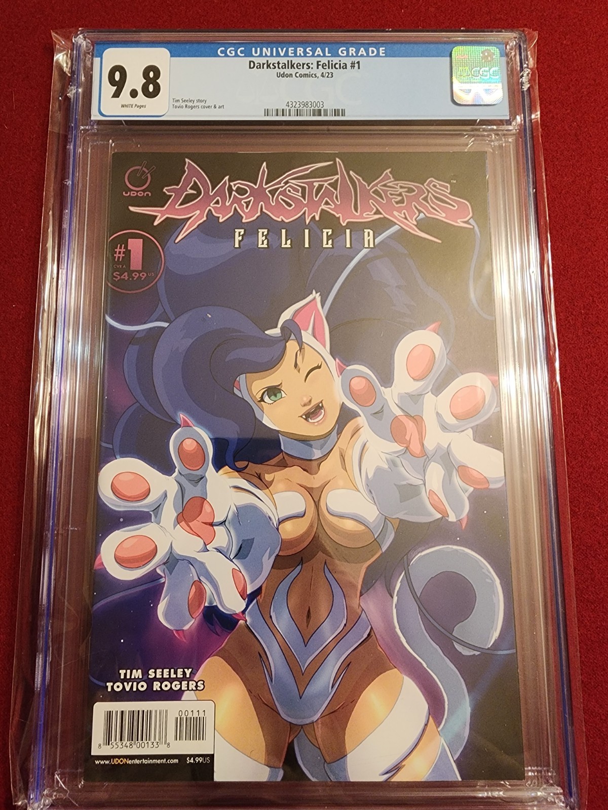 Darkstalkers: Felicia #1 2023 - Cómics de Udon - (CGC 9,8 casi como nuevo/como nuevo)