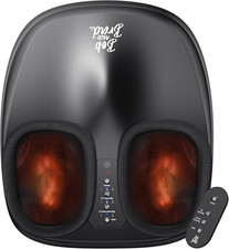 BOB AND BRAD Foot Massager with Heat and Remote,FSA Eligible HSA Eligible, Shiat
