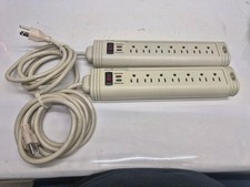2X Belkin Surge Master 7 Outlets w/Phone Line Protection 330V Model F5C572-TEL