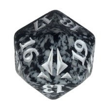 WotC MTG Spindown d20 Life Counte  Oath of the Gatewatch - Black & Grey w/W NM