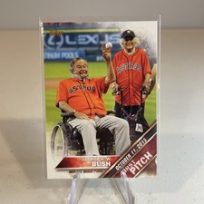 George H. W. Bush 2016 Topps First Pitch (Series 2) #FP-17 Houston Astros