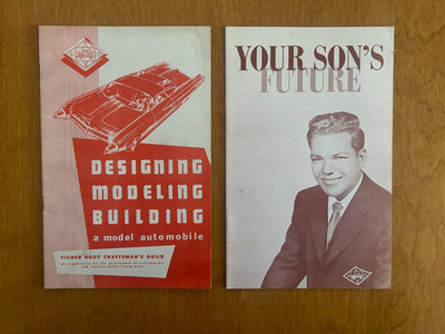 Two Vintage Fisher Body Craftsman's Guild Booklets