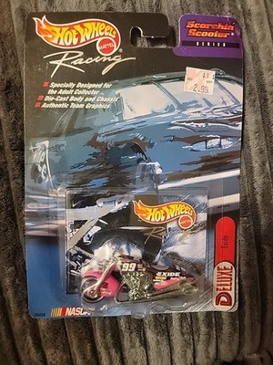 1:64 1999 HOT WHEELS RACING NASCAR SCORCHIN' SCOOTER #99 EXIDE JEFF BURTON NIP