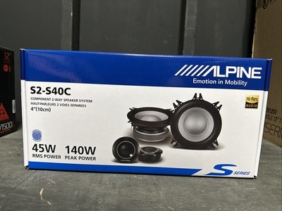 Alpine S2-S40C S-Series 4'' 2-Way Component Speakers