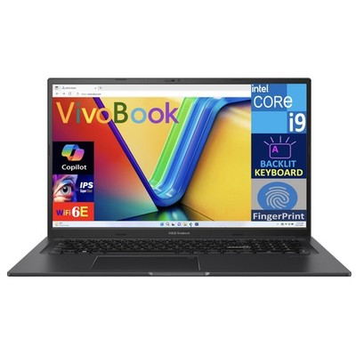 ASUS Vivobook 17.3'' FHD Intel i9-13900H 2.60GHz 16GB 1TB SSD W11P Laptop, Black