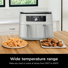 Ninja Foodi 6-in-1, 8 Quart 2-Basket Air Fryer with DualZone Technology
