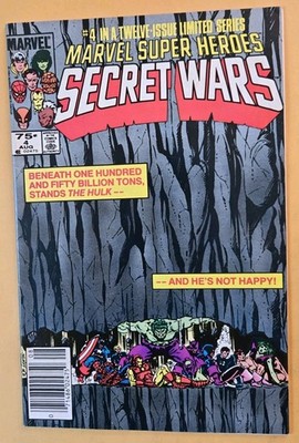Marvel Super-Heroes Secret Wars #4 VG/F (5.0) Marvel Comics 8/84
