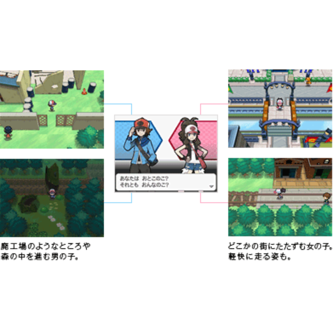 Complete Set - Pokémon Black, White, Black 2, White 2 (Japanese