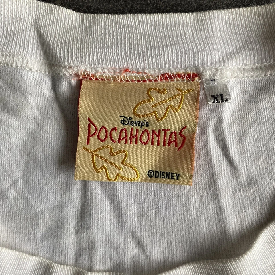 Vintage Disney Pocahontas Long Sleeve Graphic Shirt XL Rare 90s Meeko Flit - Image 3 of 4