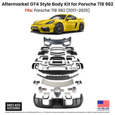 Gt4 Style Widebody Kit Porsche 718 Cayman Boxster 2017-2025