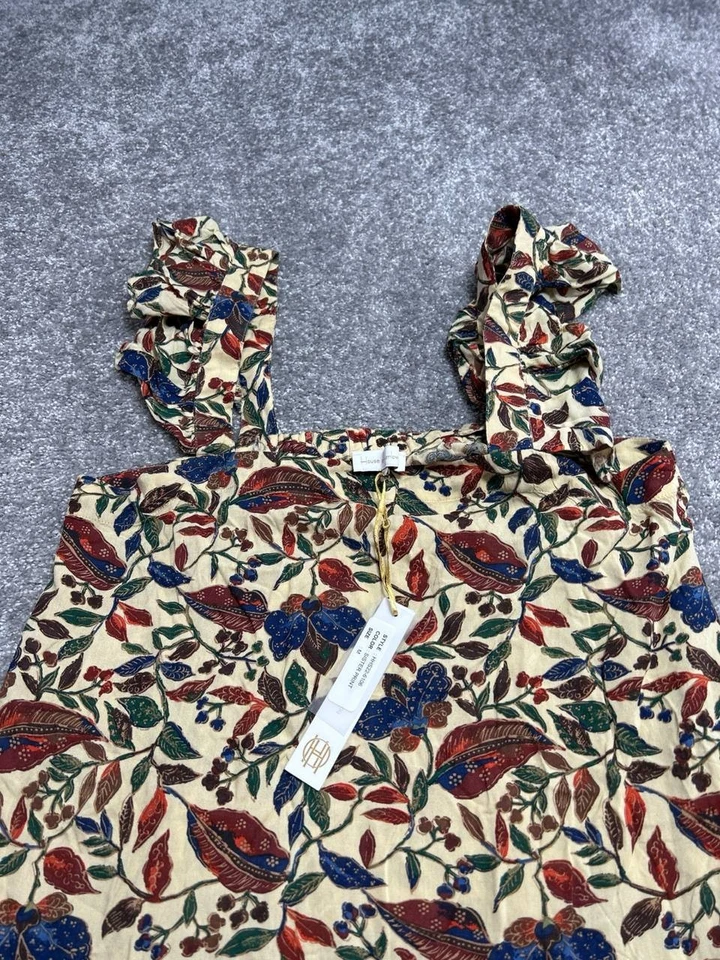 Vestido House of Harlow 1960 Línea A Mujer Mediano Multicolor Estampado Hermana Nuevo Foto 3 de 4