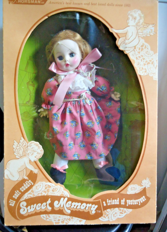 NIB NRFB VTG Sweet Memory Horseman Doll 1970 Made USA soft body, foam vinyl head