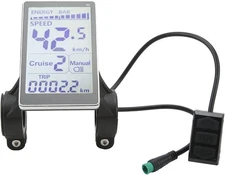 Electric LCD Display Waterproof, Replacement for eBikes & Scooters 