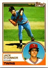 1983 Topps #33 Jack O'Connor