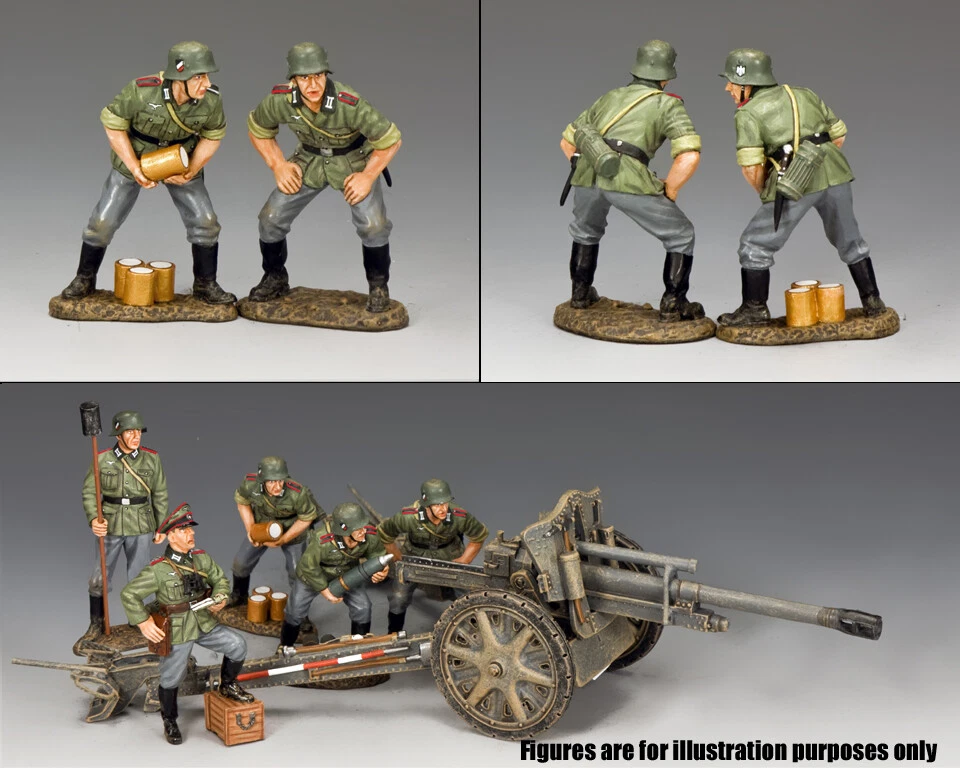 KING & COUNTRY WW2 GERMAN ARMY WH065 2 MG CREW #2 - Image 1 of 1