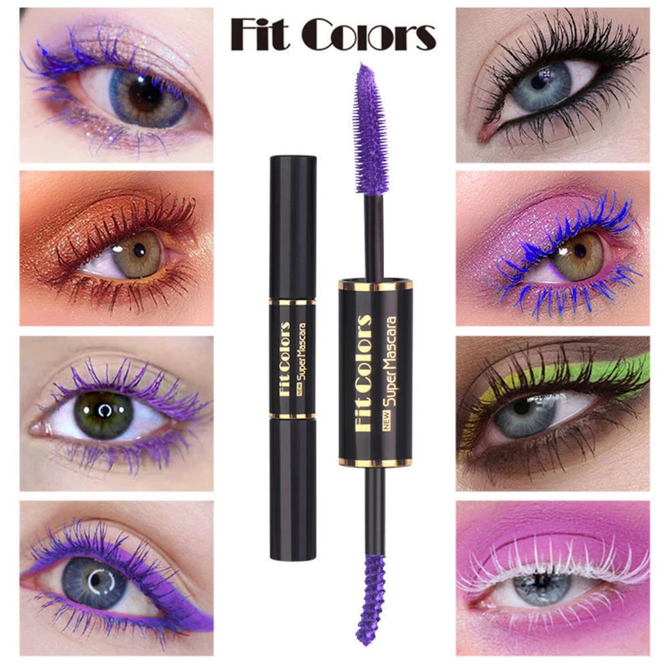 AU Rainbow Multi-coloured Eye Length Eyelash Makeup Bright Colorful Mascara - image 3 of 4