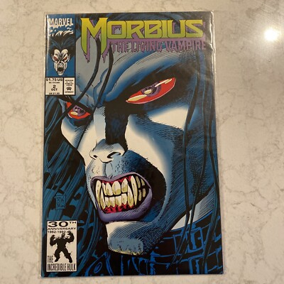 Morbius: The Living Vampire #2 (Oct 1992, Marvel)