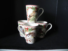 BLOCK FESTIVE RIBBON (set of 4) Mugs