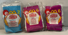 McDonald  s Happy Meal Toy 1999 Mystic Knights  2,6,6 New Sealed Lot of 3