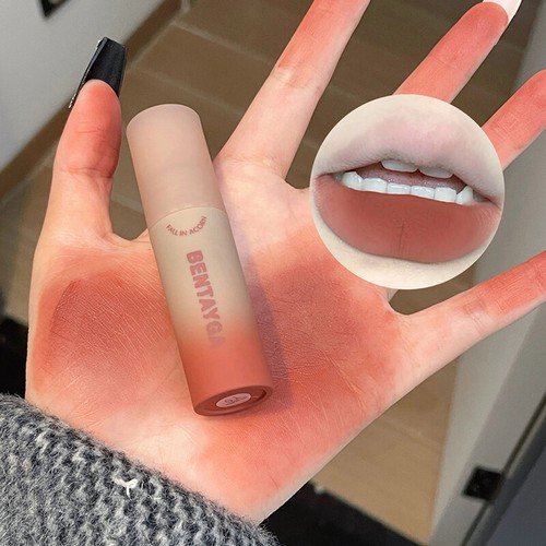 Lip Gloss Samt Matt Lippenstift Langhaltend Makeup Lippenstift Schlamm Kosmeti % - Picture 9 of 25