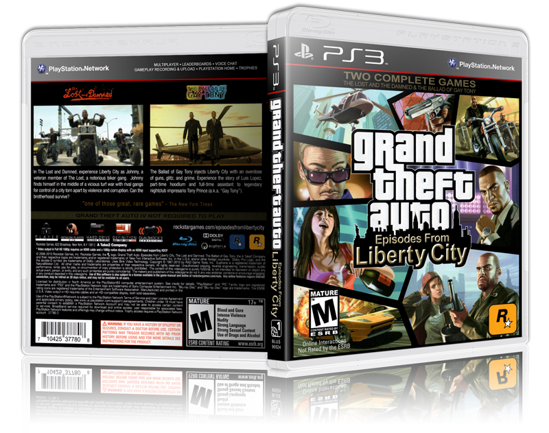 Grand Theft Auto IV: Episodes From Liberty City Custom PS3
