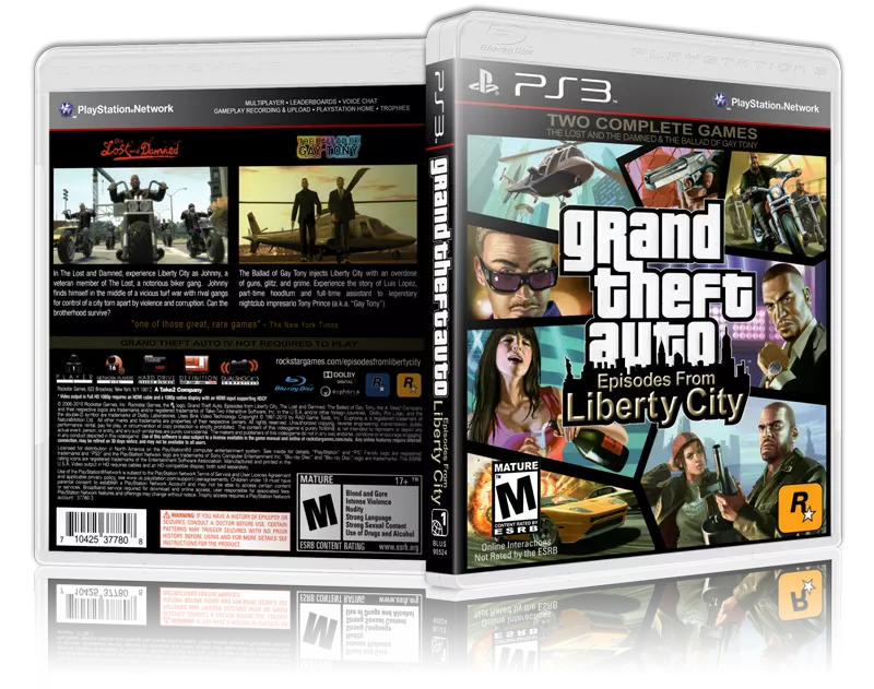 COVERS.BOX.SK ::: grand theft auto episodes from liberty city - high  quality DVD / Blueray / Movie