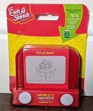 NEW Etch A Sketch Pocket Size Mini Kids Art Drawing Car Trip Game SUSTAINABLE