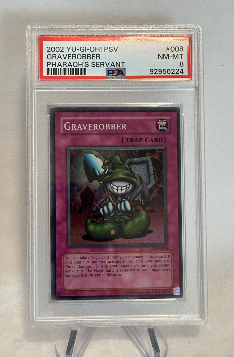 grave robber yugioh card Yu-Gi-Oh! - Graverobber's Retribution (LON-083) - Labyrinth of Nightmare - Unlimited Edition You gain 2 life. Graverobber - Super Rare (1st