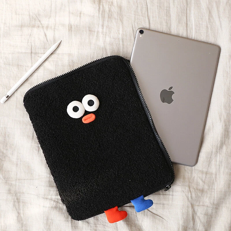 10" 11" Brunch Brother PomPom Laptop Tablet ipad Pouch Sleeve Clutch Bag Case - Image 2 of 4