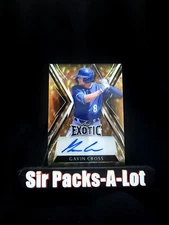 2023 Leaf Exotic Baseball #BA-GC1 Gavin Cross Autograph Deer Wave 4/5