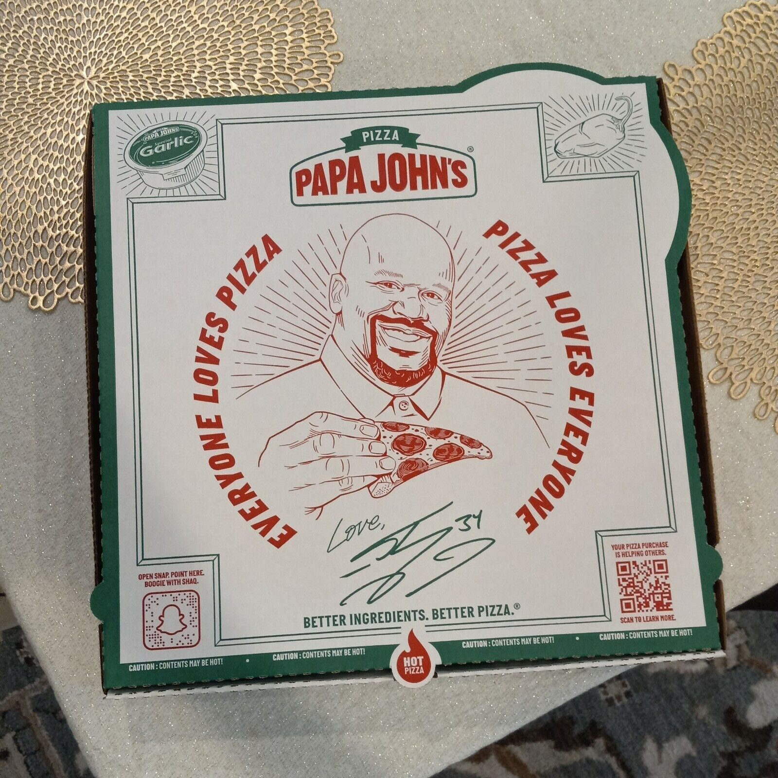 Shaq-a-Roni Pizza