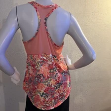 Cato Active Live Well Womens Tops Size Small Floral Sleeveless NEW