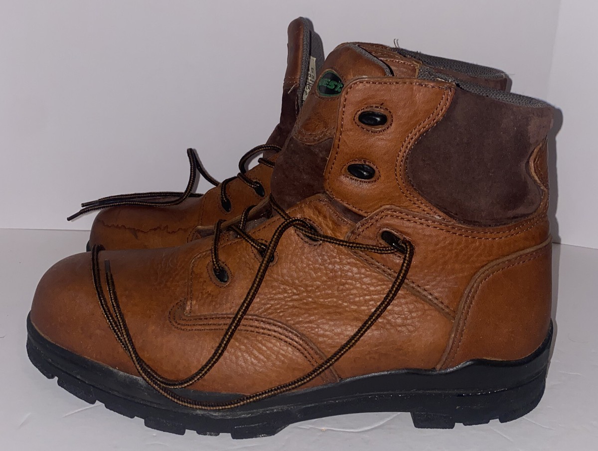 Hytest Contour Met Brown Leather Steel Toe EH Safety Boots 