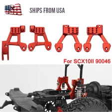 4PCS Alloy Front & Rear Shock Tower Mount Hoops For RC 1:10 Axial SCX10 II 90046