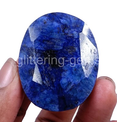 266.50 Ct Oval Cut Natural Blue Sapphire IGL Loose Gemstone 5JRE