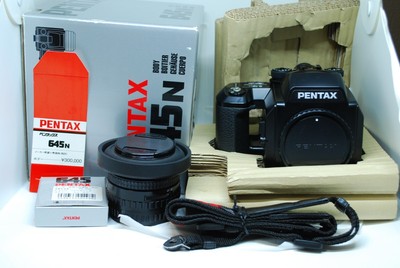 Pentax 645N Medium Format Camera FA 75mm f/2.8 Autofocus Lens 120 