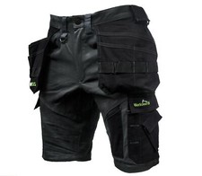 WorkGear Work Shorts Multi Pocket Cargo Stretch Waist Top Quality & Value 30-40"