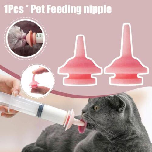 Universal Pet Feeding Nipple Mini Cat Silicone Feeding For Kitte'' E2L6 - Picture 1 of 7
