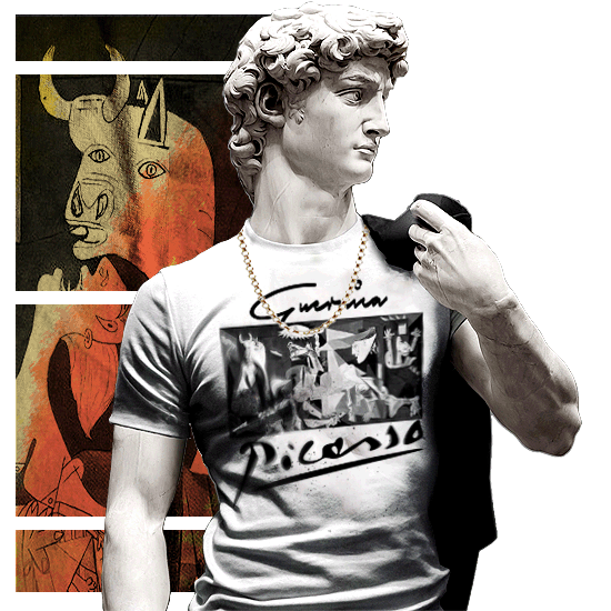 Abstract art, Guernica Symbolism REGULAR FIT T-Shirt Picasso Bull