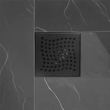 5.9 in Shower Drain Stainless Steel with Removable Cover Grid Grate and Strainer