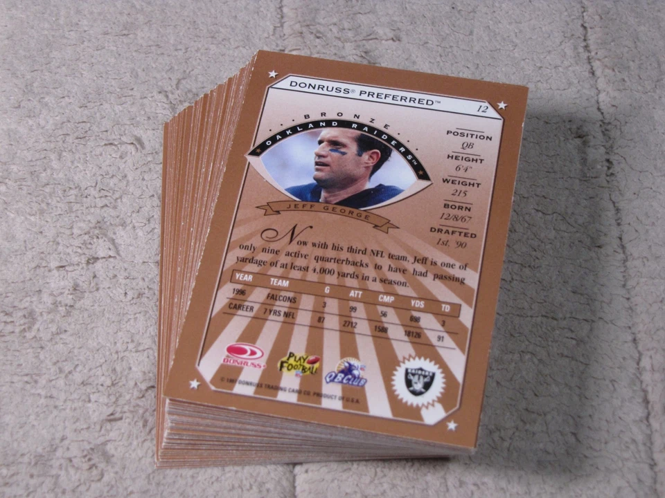 1997 Donruss Preferred Football (Pick Choose Complete) - Image 2 of 2