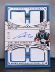 2025 Panini National Treasures Tetairoa McMillan RC Patch Auto 63/99