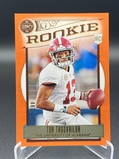 Tua Tagovailoa 2020 Legacy 032/199 Orange Rookie Card #144 Crimson Tide. rookie card picture